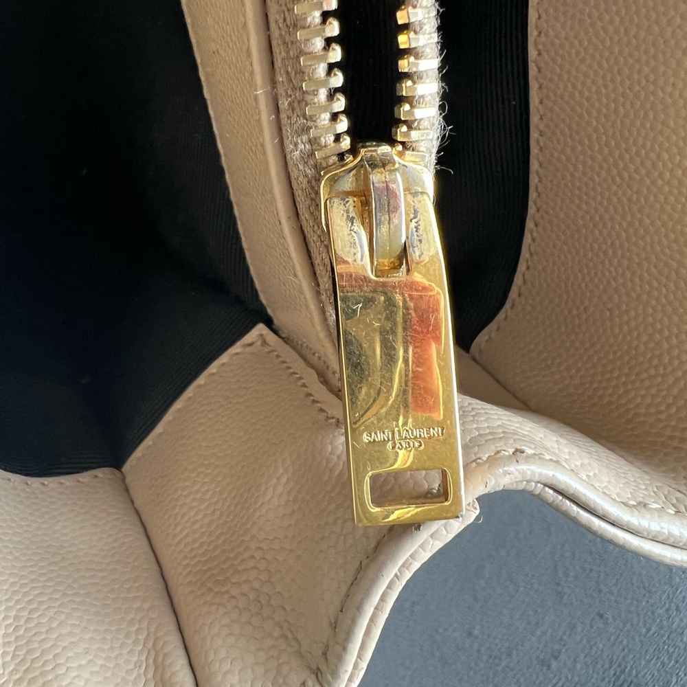 Reserved -YSL Shoulder Monogram Shopping Tote Bag - Picture 12 of 17
